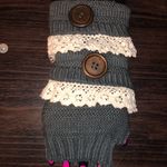 Ribbed Arm Warmers Gray Photo 0