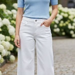 Democracy NWT Relaxed Crop Capri Jeans 16, OPTIC WHITE ARTISANAL Photo 0