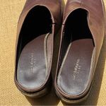 Liz Claiborne  Boast Brown Leather Slip-On Clogs Size 8 Photo 4