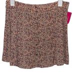 Xhilaration PINK MULTICOLOR FLORAL BOHO CHIC MINI SKIRT XXL Photo 0