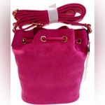 Juicy Couture NWT Beach Couture Crossbody Terry Cloth Pink Flash Bag Photo 1