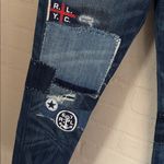 Ralph Lauren POLO  (RARE) Astor Slim Boyfriend Patchwork Denim Jeans Photo 4