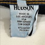 Hudson Jeans  Blue Skinny Straight Leg Denim Photo 8
