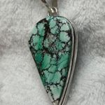 Turquoise Natural Pendant Necklace Green Photo 7
