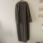 Faherty Legend Sweater Maxi Dress in olive green melange twill Photo 8