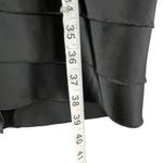 Scarlett Nite Y2K Halter Dress 14 Black Satin Tiered Ruffled Cocktail Retro HOCO Photo 9