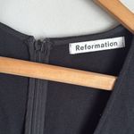 Reformation Molly Long Sleeve Jumpsuit Black 2 Photo 7