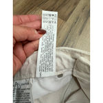 ZARA  Denim Collection High Rise Straight Jeans Raw Hem off white Women's Sz 2 Photo 6