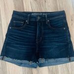 American Eagle 360 Super Stretch Hi-Rise Shortie Denim Shorts Women's Size 0 Photo 0