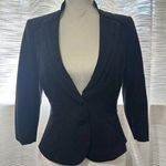 White House | Black Market Women’s Accented Black Blazer Jacket Sz 0 Photo 0