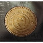 Etienne Aigner Classic Brown Leather Purse Shoulder Bag Gold Hardware Photo 6