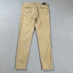 American Eagle  Womens Khaki Pants 10 Short Jegging Super Stretch AE Sateen Slim Photo 1