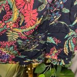 Band of Gypsies Floral Romper with V-Neck Front and Back Size Small Photo 3