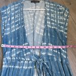 TYSA Malibu open tie front swimsuit cover kimono robe boho drapey top western Photo 4