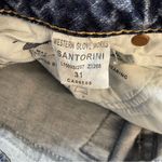Silver Jeans  Women's Capri Blue Denim Jeans Low Rise Western Santorini Size 31 Photo 4