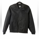 Ivy Park  x adidas Hexagon Mesh Bomber Jacket • Black NWOT Photo 0