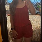 One Piece Red Romper  Photo 1