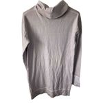 Athleta  Women's Cowl Neck Sweatshirt Dress lt mauve Size S Long Sleeve Photo 3