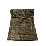EXPRESS NWT, Vtg Y2K  'Sexy Basic Tube' Top With Gold Metallic Dots - Sz S Photo 8