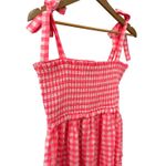 Tuckernuck  Pomander Place Gingham Nellie Dress Electric Pink‎ Size Large Photo 7