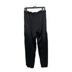 ENZA COSTA Pleated Satin Pants Pockets| Black 3/Large NWOT Sold Out Photo 4