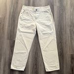 Veronica Beard  Cream Jeans 32 Blake Classic Straight High Rise Denim Photo 1