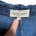 Anthropologie Bella Dahl Look Button Front Sleeveless Denim Style Romper XS Photo 2