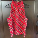 J.Crew Like New Ruffle Neck Cotton Poplin
Top Good Tidings Plaid Medium Photo 4
