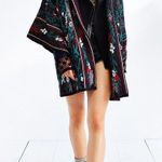 Ecote  Urban Outfitters Knit Open Front Cardigan Oversized XS/S Aztec Floral Boho Photo 0