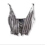 Blue Life Blue‎ Life Striped Crop Top Photo 6