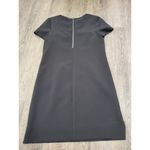 Maggy London  Simple Solid Black Short Sleeve Dress Size 4 Photo 3
