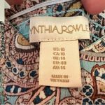 Cynthia Rowley  Boho Paisley Sleeveless Maxi Dress Womens 10 Photo 7