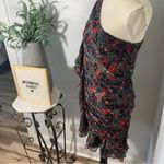 Veronica Beard "Ballard" One Shoulder Silk Floral Summer Mini Dress Photo 4