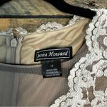 Jessica Howard  Tan and‎ White Lace Short Sleeve Dress Size 10 Photo 11