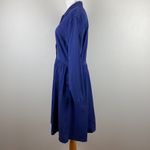 Gitano Dress Large Navy Blue Pearl Snap Denim Western Long Sleeve A Photo 7