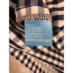 J. McLaughlin Dress Womens 4 Navy White Gingham Joselyn Ruffle Sleeve Shift Photo 5