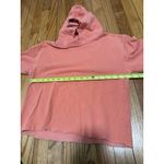perfectwhitetee Orange Cash Cut off Hoodie Cotton Sweatshirt Size XS Photo 5
