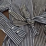 Walter Baker  Striped Black and White/blue and white striped Top size small Photo 2