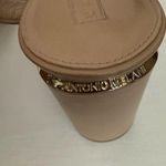 Antonio Melani Nude Minimalist Stiletto Heels with Ankle Strap Photo 3