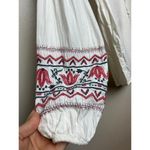 Ruff Hewn  Cream Ebroidered Boho Poet Shirt Sz. M Photo 3