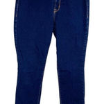 Old Navy  Womens Blue Dark Wash Mid Rise Rockstar Super Skinny Jeans Size 8 Photo 0