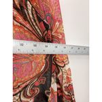 Chico's  Travelers Shirt Jacket Womens XL‎ 3 Light Papaya Coral Printed Mesh Photo 9