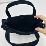 Vera Bradley  Black Quilted Cinched Side Top Handle Handbag Tote Purse Photo 8