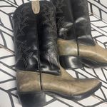 Texas Boot Company Brown/Tan Cowboy boots size 5 Black Photo 0