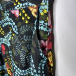 New‎ Sara Roka Maxi Skirt in Liberty Floral Sz 40 Black Photo 3