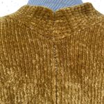 Anthropologie Gold Mustard Chenille Cardigan Soft Cozy Oversized Sweater Moth Anthro Size S Photo 3