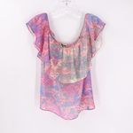 Show Me Your Mumu  Chiquita Watercolor Off Shoulder Top Photo 1