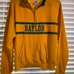PINK - Victoria's Secret Yellow Victoria Secret’s Baylor Quarter Zip Pullover in size Large  Photo 0
