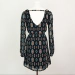 Forever 21  Contemporary Geometric Patterned V-Neck Dress | Size XS Photo 4