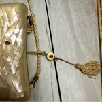 Mother of Pearl Vintage Plastic Diamond Pattern Evening Clutch Crossbody Girly Photo 6